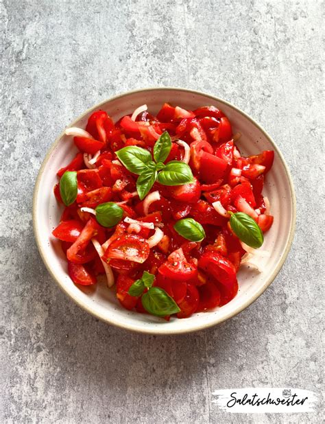 Tomatensalat Mit Zwiebeln Rezept