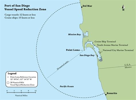 Vessel Speed Reduction Map | Port of San Diego