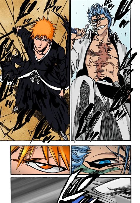 Ichigo Vs Grimmjow Manga