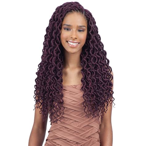 Multi Pack X Soft Curly Faux Loc Freetress Synthetic Crochet