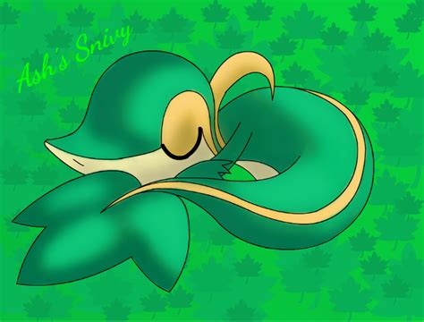 Ash's Snivy by tigercryrocks on DeviantArt