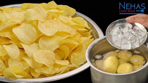 Instant Potato Chips Recipe Instant Aloo Chips Recipe Homemade