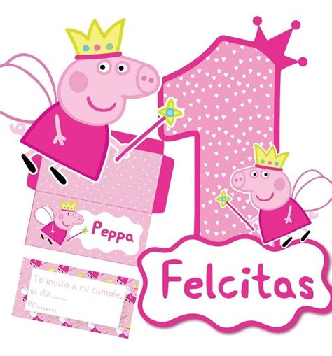 Kit Imprimible Pepa Pig Editable Varios Diseños Incluidos