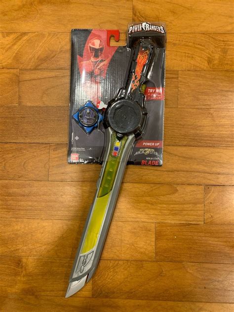 Power Rangers Power Up Super Ninja Steel Nija Star Blade Hobbies