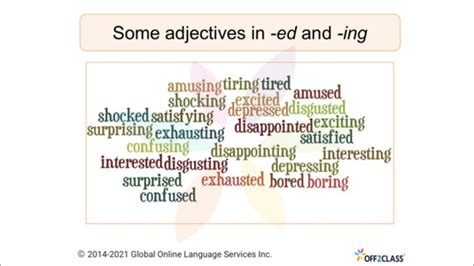 Adjectives Ending In Ed And Ing A Free Lesson Plan For ESL Teachers