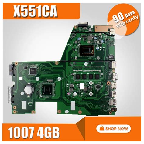 X551ca Motherboard Rev22 1007u 4 Gb For Asus X551cap F551ca Laptop Motherboard X551ca Mainboard