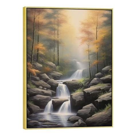 Chilfamy Landscape Forest Wall Art Canvas Nature Scenery Picture Forest