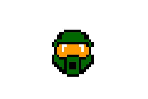 Halo Master Chief Pixel Art By Wolfcharmer150 On Deviantart