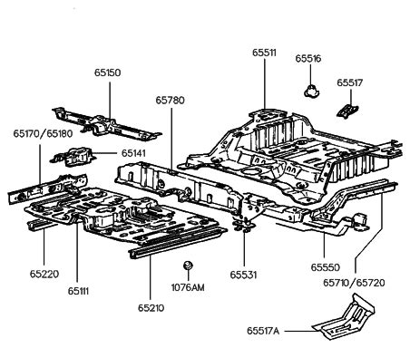 Genuine Hyundai Panel Fr Floor