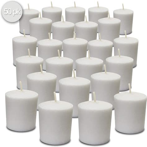 Hyoola Votive Candles 24 Hour Burn Time Unscented Candles Votives Bulk Pack Of