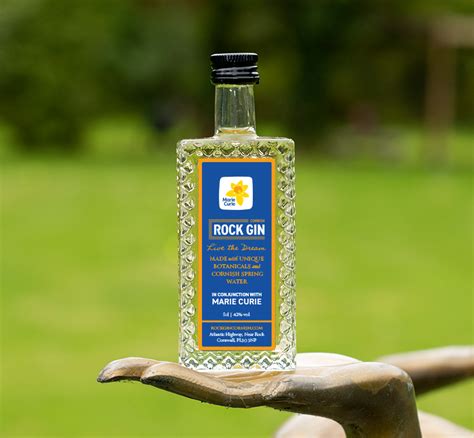 Cornish Rock Gin Live The Dream Marie Curie Miniature 5cl Cornish