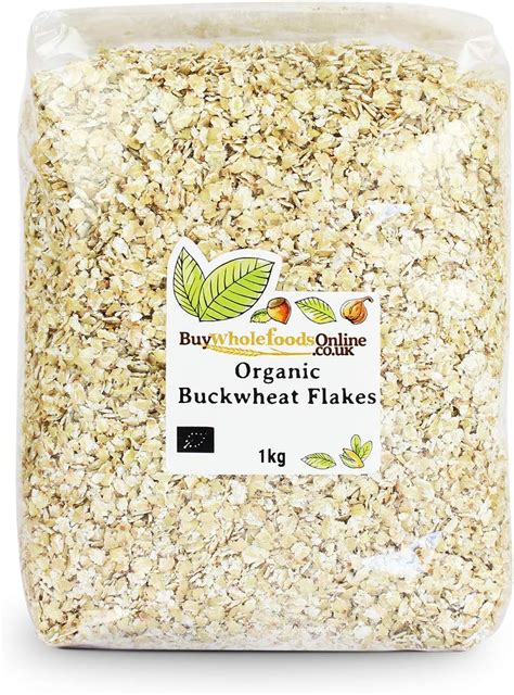 Buy Whole Foods Online Organic Buckwheat Flakes 1 Kg Amazon Co Uk