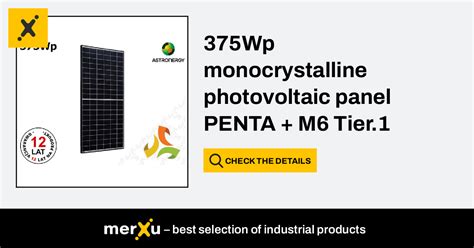 Astronergy Photovoltaic Panel Wp Monocrystalline Penta Premium M