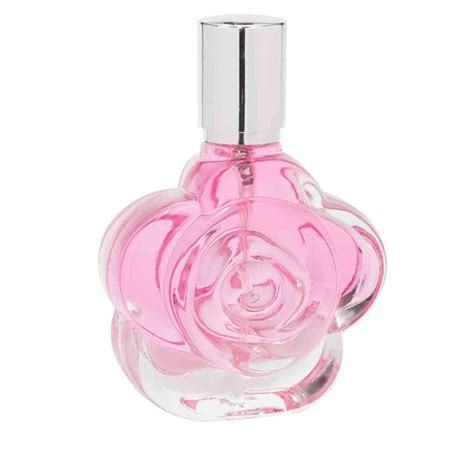 Frasco Con Perfume De Rosas Con Forma De Flor De Rosa