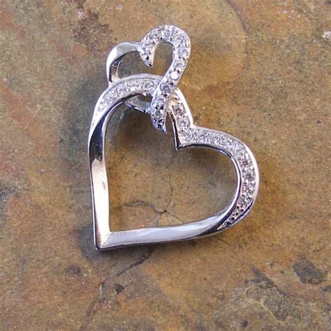 Sterling Silver Cz Heart Pendant X Mm Transglobal Trading