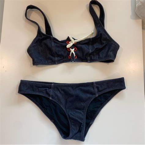 Solid Striped Isabella Bikini Gem