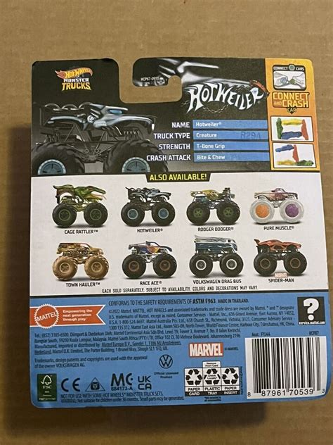 New Hot Wheels Monster Trucks Hotweiler Monster Jam Ebay