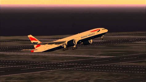 Infinite Flight British Airways Boeing Er Takeoff Ksfo R Youtube