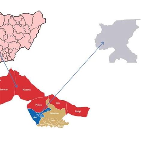 Map Of Nigeria Showing The Location Of The Watershed Download Scientific Diagram