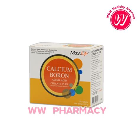 Maxxlife Calcium Boron Tablets Shopee Thailand