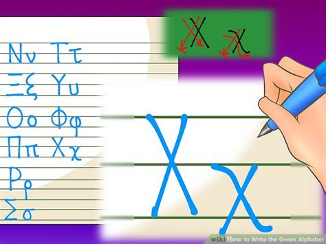 How To Write The Greek Alphabet 4 Steps With Pictures Wikihow