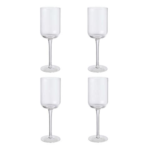 Davis And Waddell Fine Foods Ribbed Wine Glasses Temple And Webster