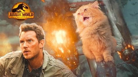 Jurassic World Dominion With A Cat Plane Crash Chris Pratt Youtube