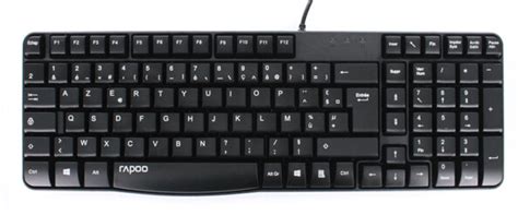 Clavier USB classique à petit prix 104 touche Rapoo N2400 Claviers