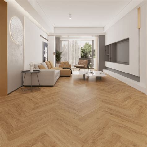 Emperor 12mm Macadamia Herringbone Oak Laminate Flooring