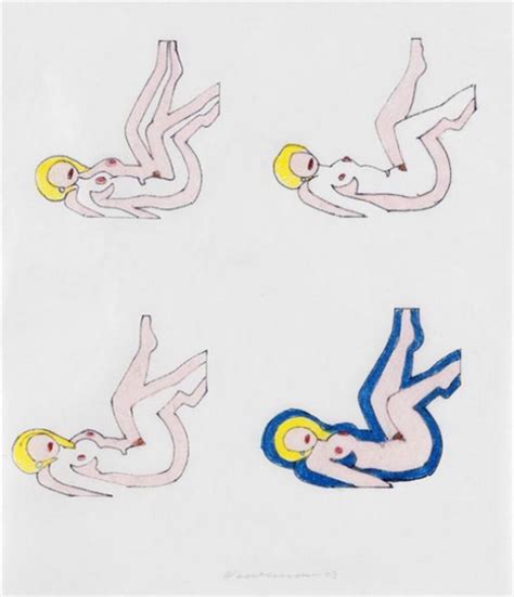 Tom Wesselmann Multiple Study For Sunset Nude With Picasso
