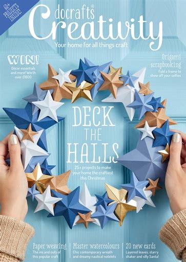 Docrafts Creativity Magazine Subscriptions And November 2017 Issue