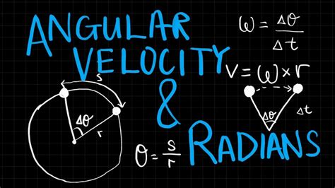 Angular Velocity Displacement Radians Circular Motion A Level