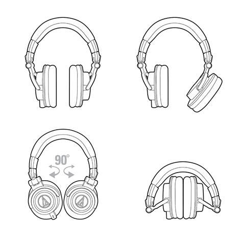 Buy Audio-Technica ATH-M50X Studio Headphones Online
