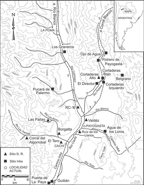 Mapa Ruta De Los Incas