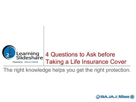 4 Questions To Ask Before Taking A Life Insurance Cover