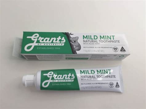 Grants Natural Mild Mint Toothpaste Review Dental Aware Australia