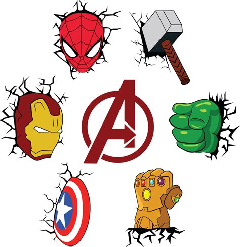 Avengers Cricut File Svg Png Dxf Eps Lightboxgoodman