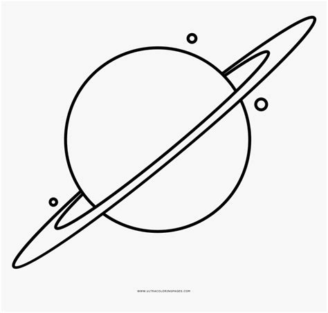 Saturn Coloring Page Saturn Drawing Png Transparent Png Kindpng