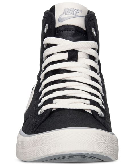 Nike Womens Primo Court Mid Canvas Casual Sneakers From Finish Line In