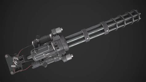 Gatling Gun 3d Model By Yn Delmund