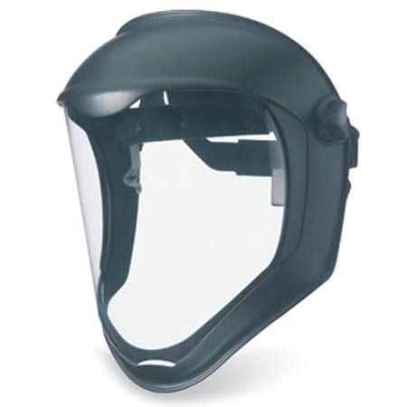 Honeywell S Uvex Bionic Poly Anti Fog Face Shield Black Matte