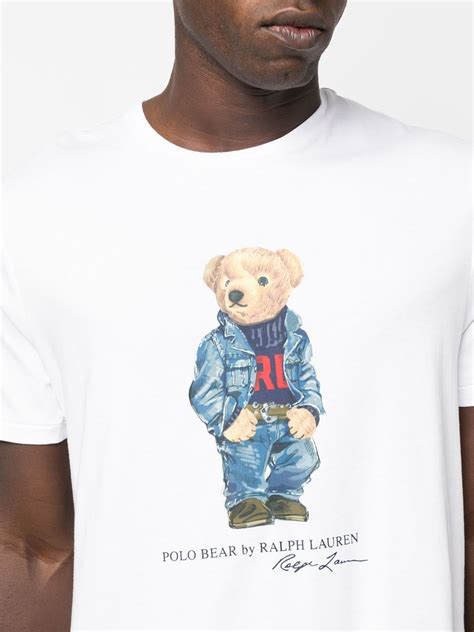 Polo Ralph Lauren Teddy Bear Print Short Sleeved T Shirt Farfetch