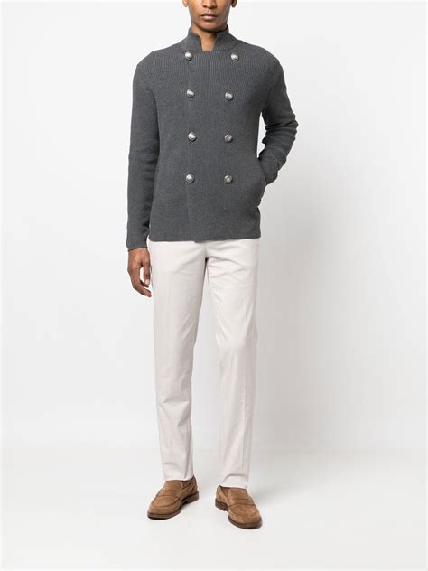 Brunello Cucinelli Button Front Ribbed Cardigan Farfetch