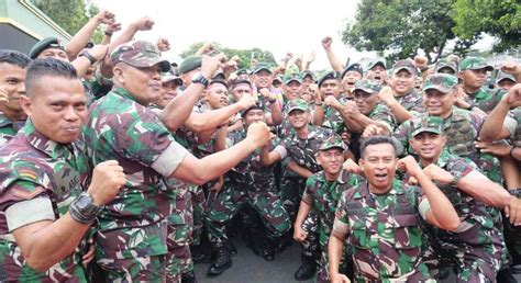 Dampingi Kasad Pangdam Pattimura Ajak Prajurit Dukung Program Kasad