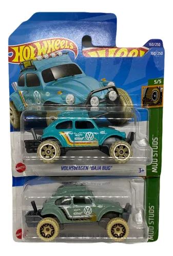 Hot Wheels Volkswagen Baja Bug Fusca Série Mud Studs 2022 MercadoLivre