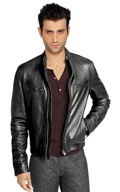 Buy Rugged And Moto Inspired Mens Leather Jacket Online Leather