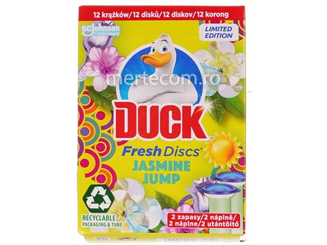 Rezerve Odorizant WC Duck Fresh Discs Jasmine Mertecom Ro