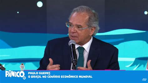 Ao Vivo Paulo Guedes Concede Entrevista Ao P Nico Para Falar Sobre A