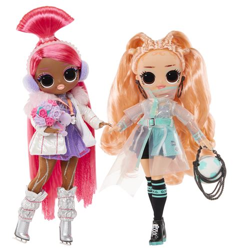 Lol Omg Sports Skate Boss And Kicks Babe Dolls Figure Skater And Footballer