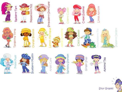 Strawberry Shortcake Characters Strawberry Shortcake Characters